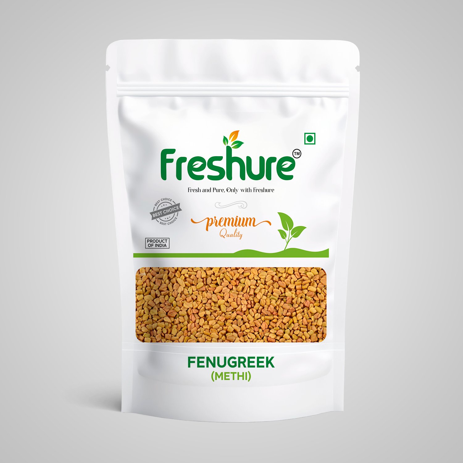Methi Front Fenugreek Seeds | Methi Dana | Methre Seeds | Venthayam | Hulba | Freshure - Image 1