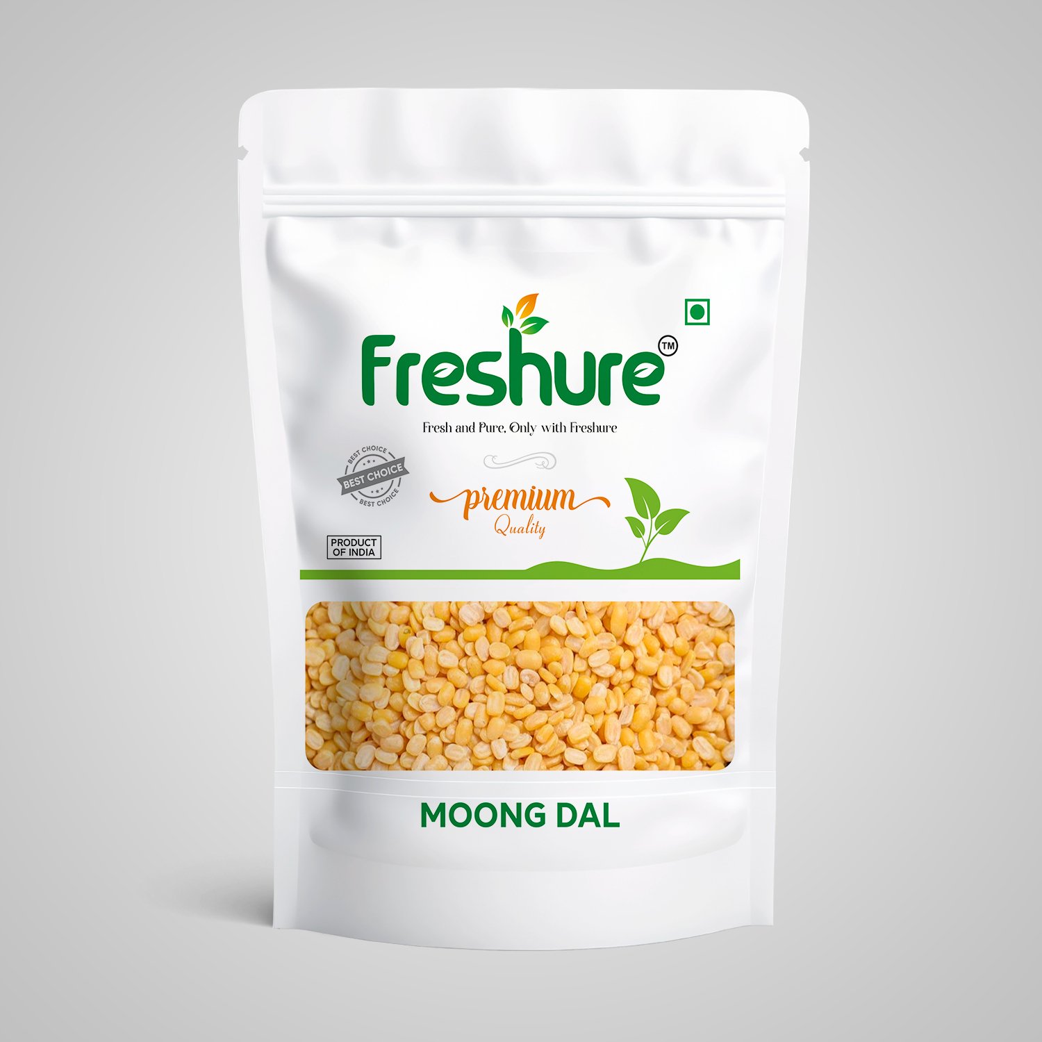 Moong Dal front Yellow Moong Gram Split | Premium Quality Dhuli Moong Dal for Daily Cooking - Image 1