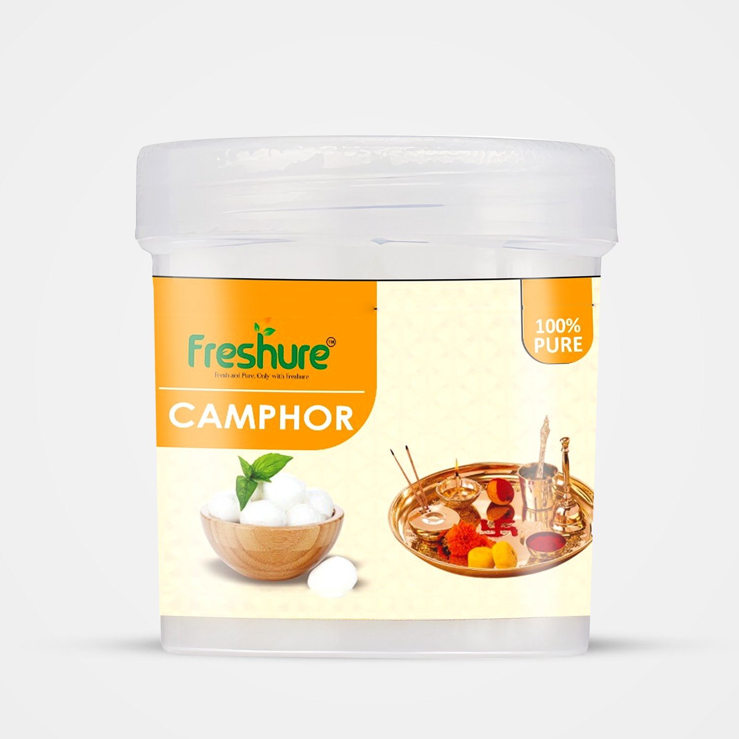 Camphor 1 Freshure Camphor Tablets | Pure Kapoor for Puja | Strong Aroma & Clean Burning - Image 1