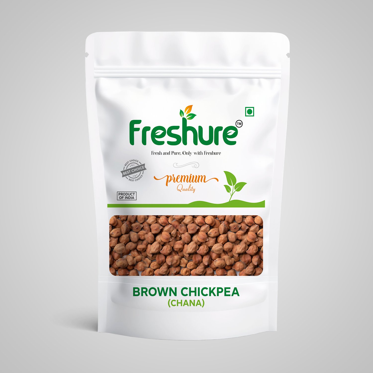 Chana Front Kala Chana | Black Chickpeas | Desi Chana | Bengal Gram Whole | Black Chana | Freshure - Image 1