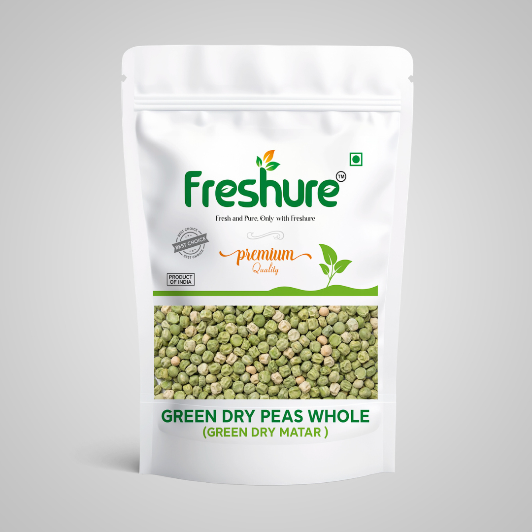 green peas front c Dry Green Peas Chutkal | Chutkal Matar | Hara Matar Sukha | Vatana | Safed Matar | Freshure - Image 1